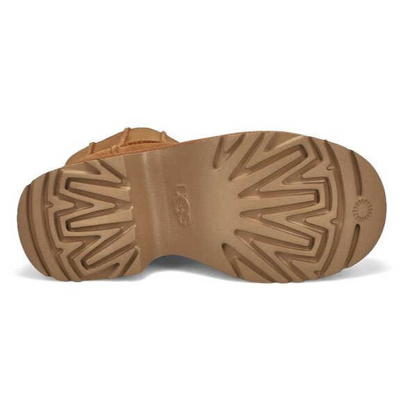 UGG Boots Women's Classic Twin Seam Size 9 New Heights Chestnut Suede Platform - Picture 13 of 14